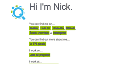 Desktop Screenshot of nicholasquinlan.com